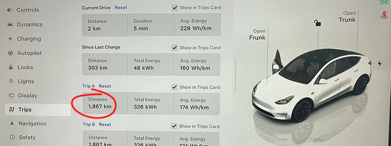 Electric Car Adventures - Our journey on a long road trip