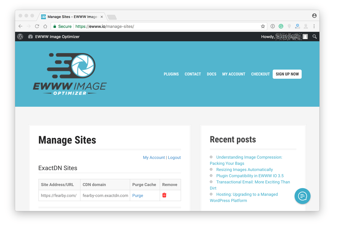 CDN Site Created