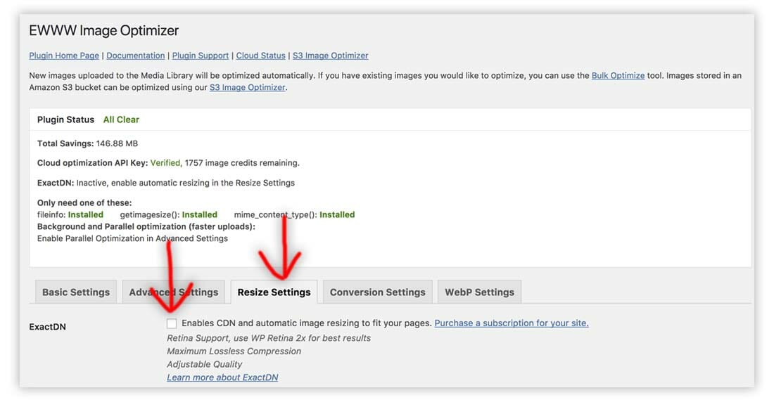 Enable Exact DN