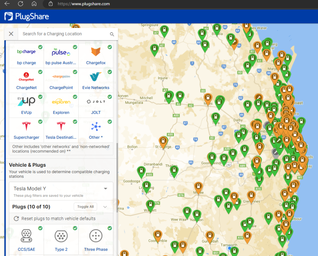PlugShare EV Charging Map