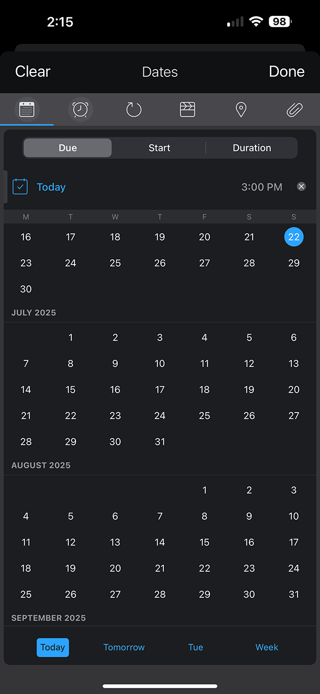 2Do Date
