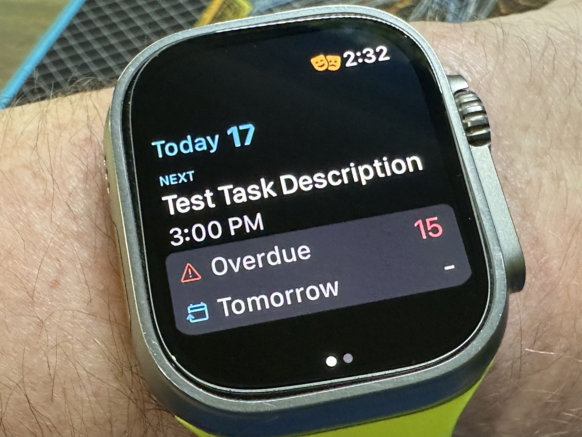 2Do Apple Watch Alert