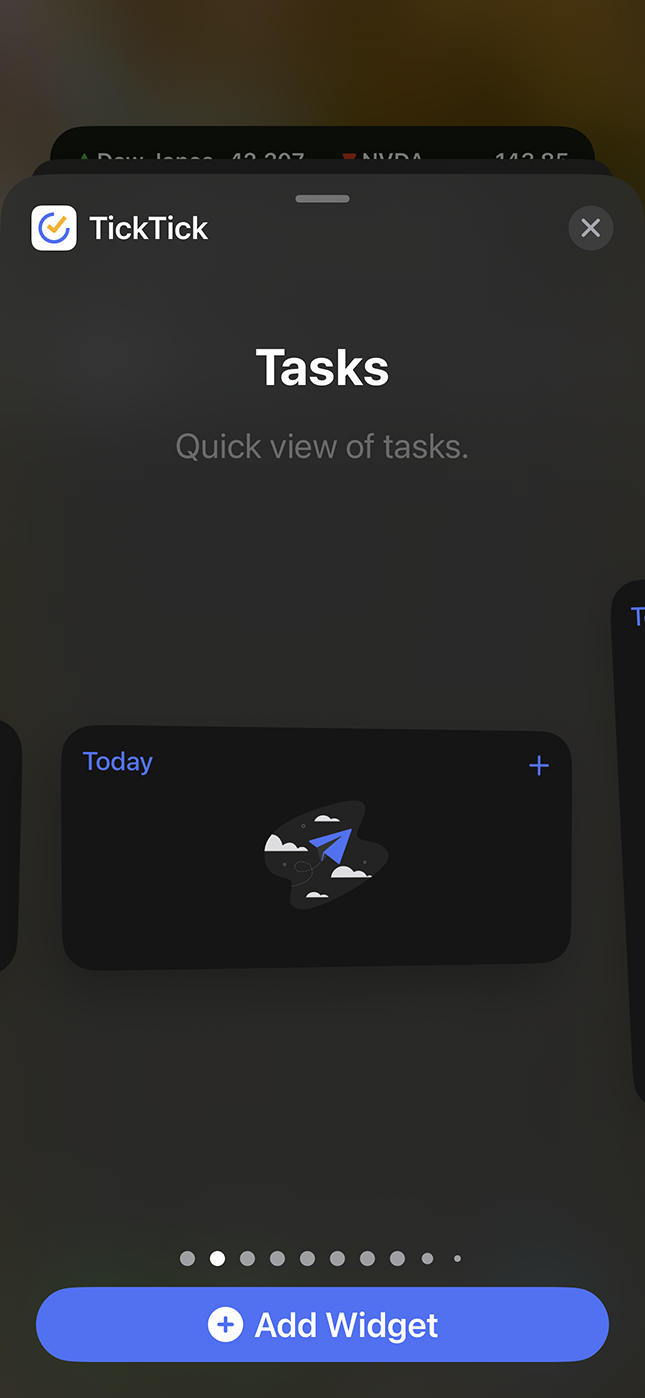 I checked out some of the widgets