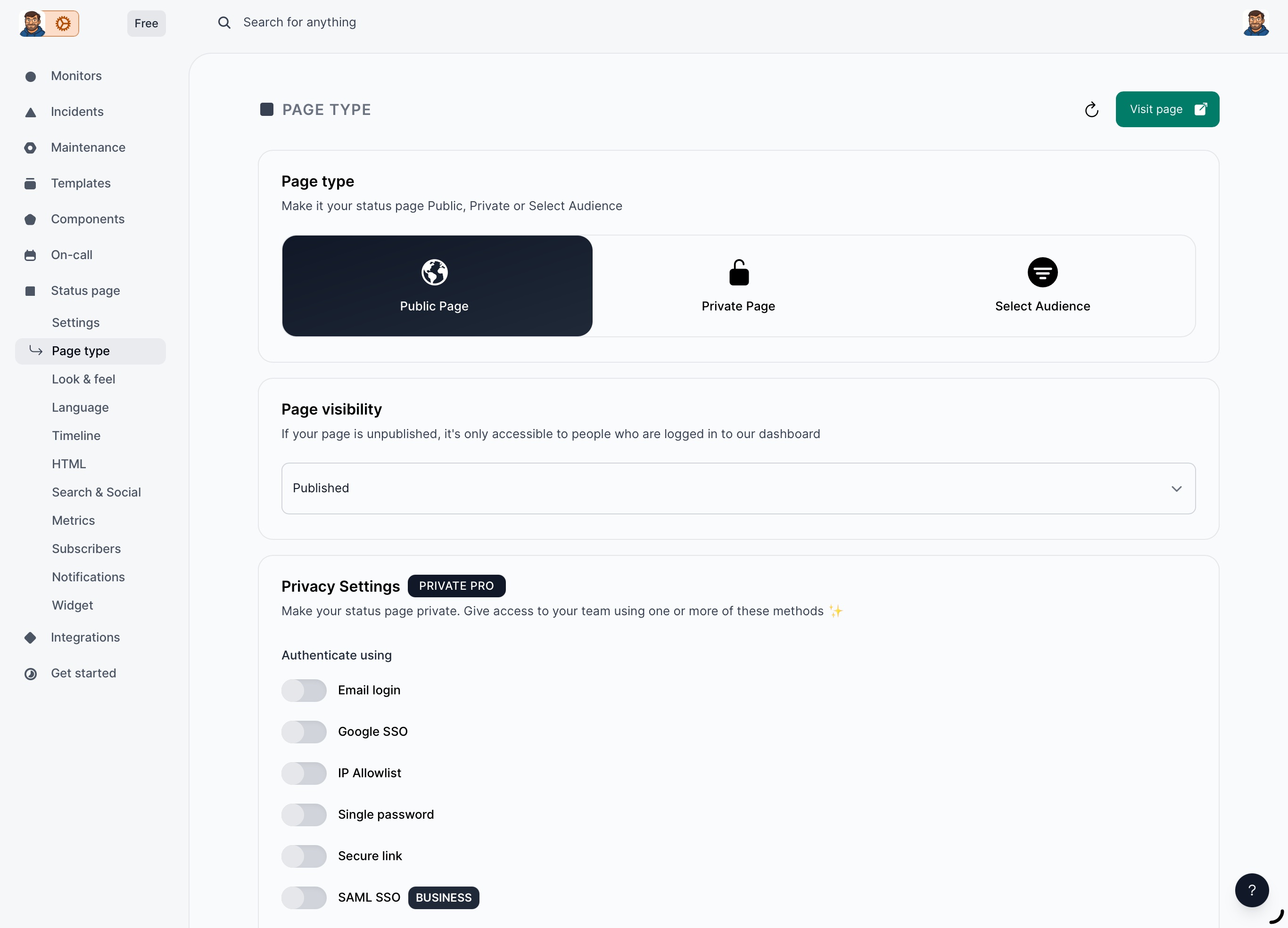 InStatus - access