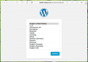Wordpress Default Language