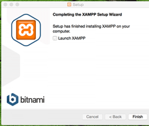Launch XAMPP