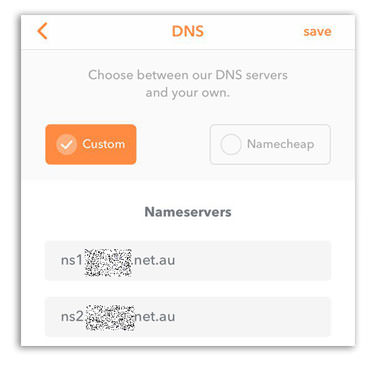 NameCheap DNS