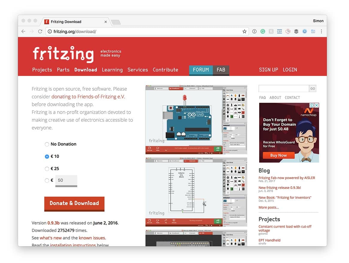 Download Fritzing