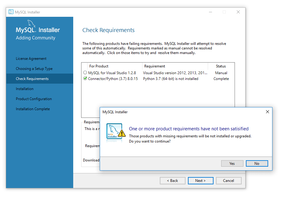 Visual Studio plugin install error (Visual Studio is not installed)