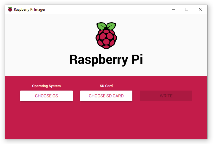 Raspberry Pi Imager Program