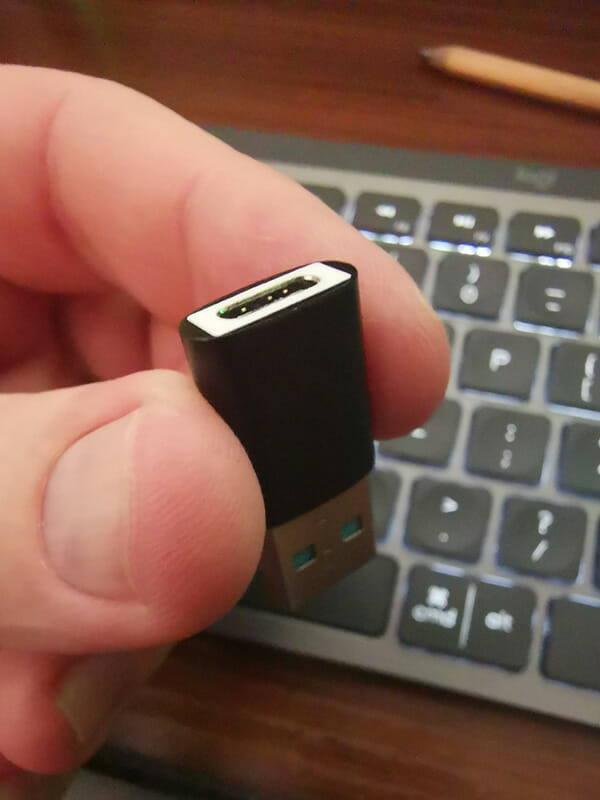 USB C to USB adapter