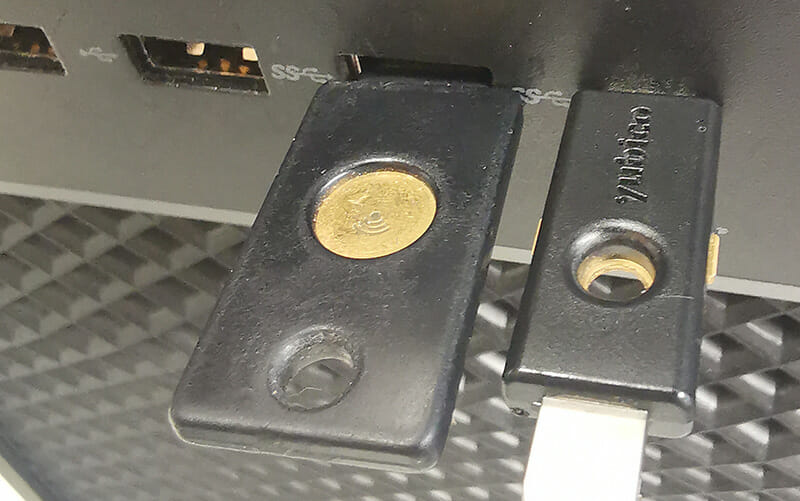 Front USB C port