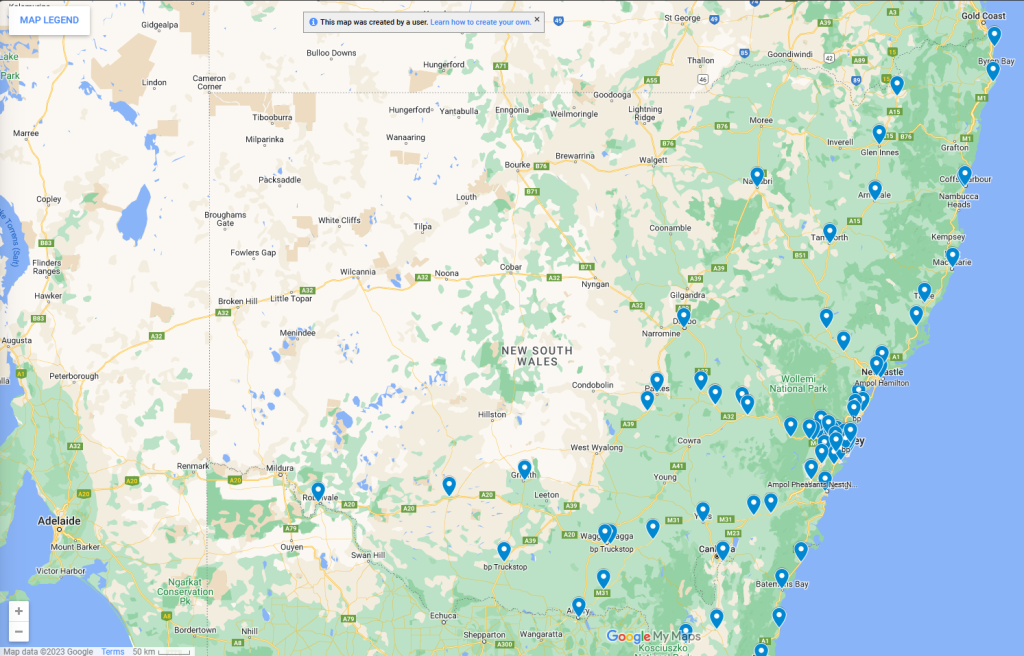NSW 350kW Fast Chargers
